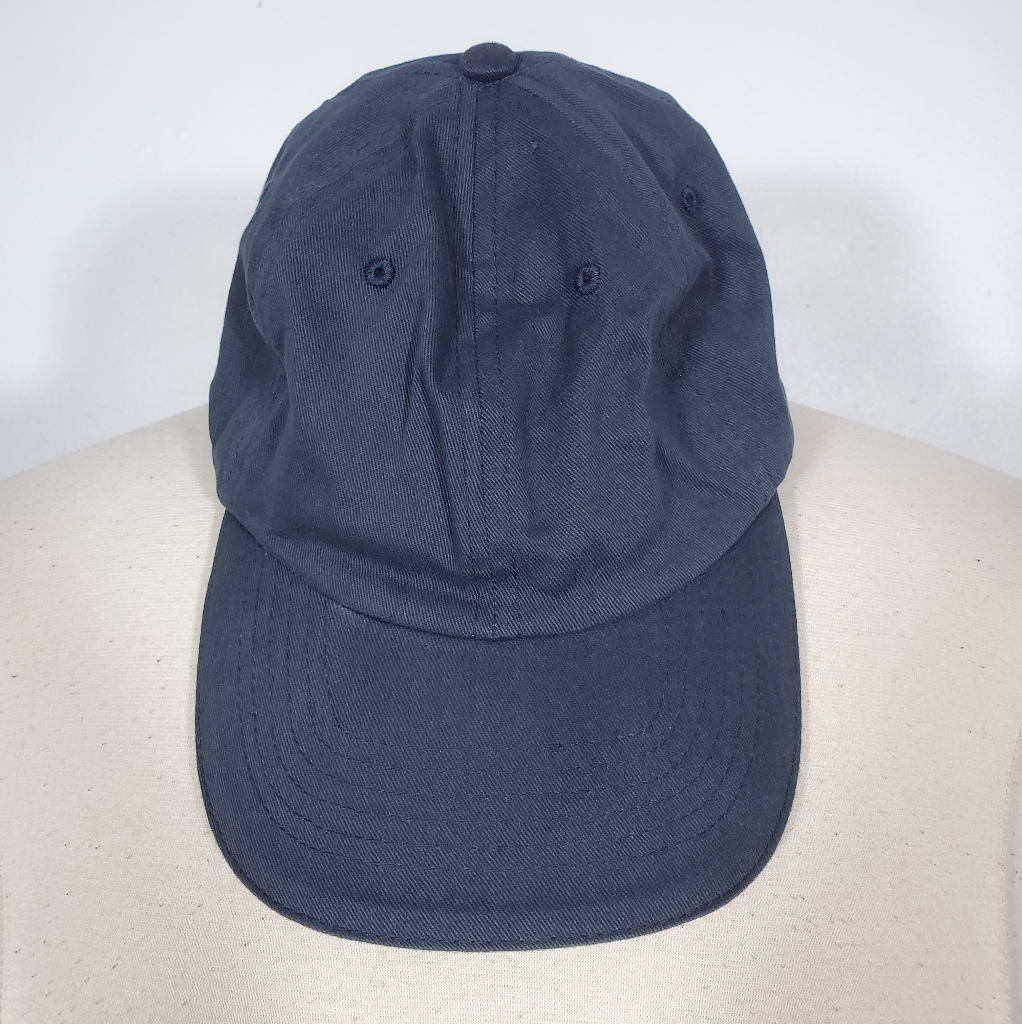 Navy Blue Cotton Cap Hat